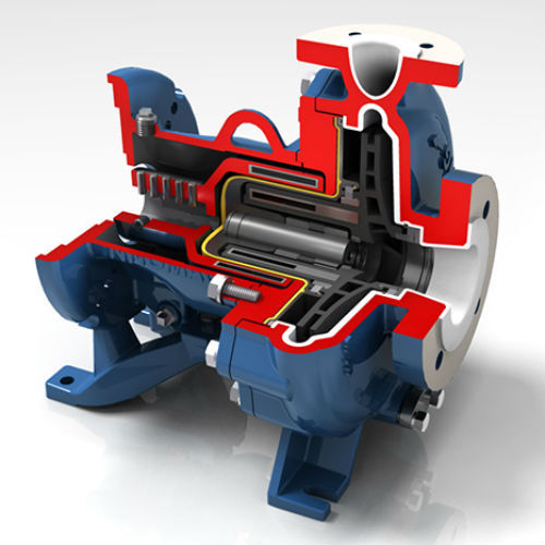 Innomag A4 3X2X6 ANSI- — ETFE Lined Mag-Drive Centrifugal Pump